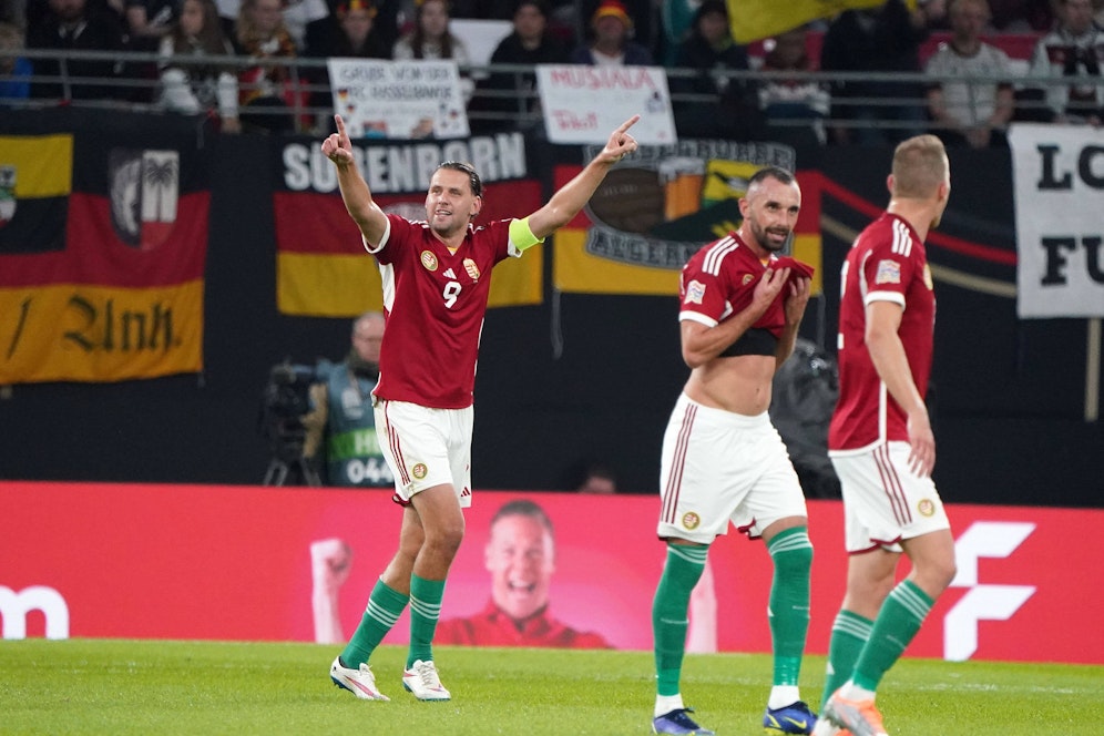 Ungarn siegt gegen Deutschland.