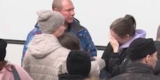 Abschied: Video zeigt tränenreiche Szenen aus Russland