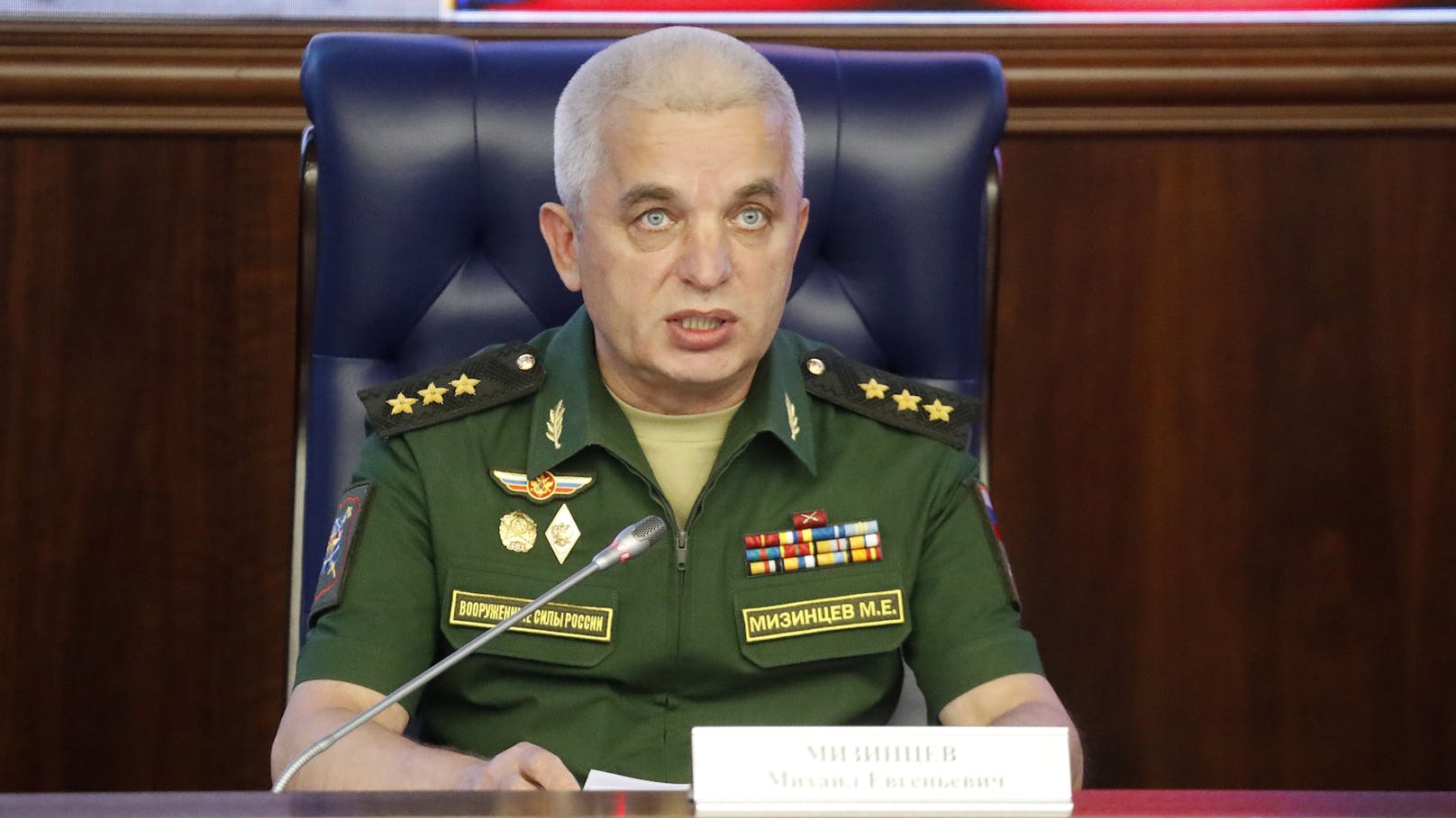 Generaloberst Michail Misinzew wird neuer Vize-Verteidigungsminister.