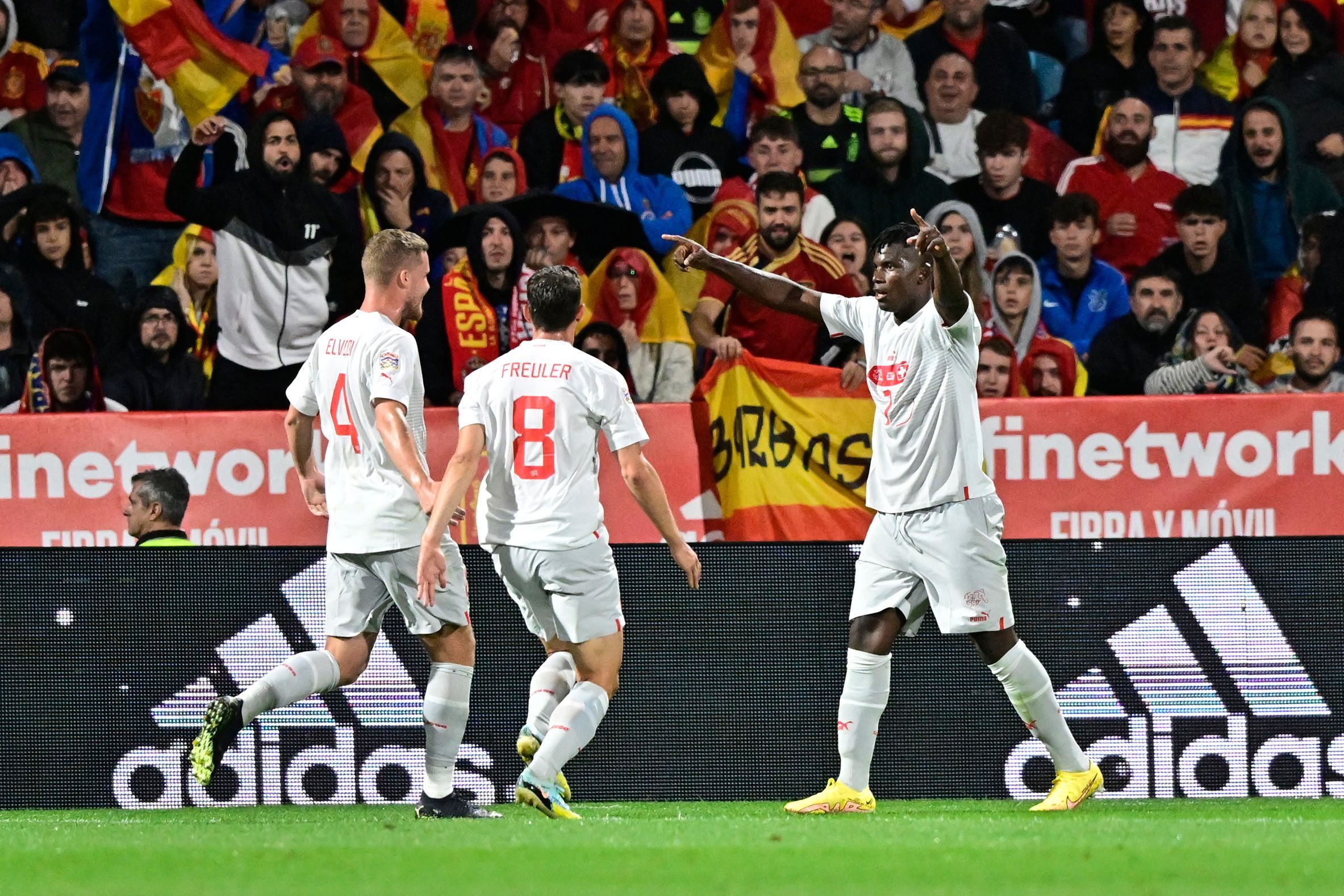 Die Schweiz siegt gegen Spanien mit 2:1.