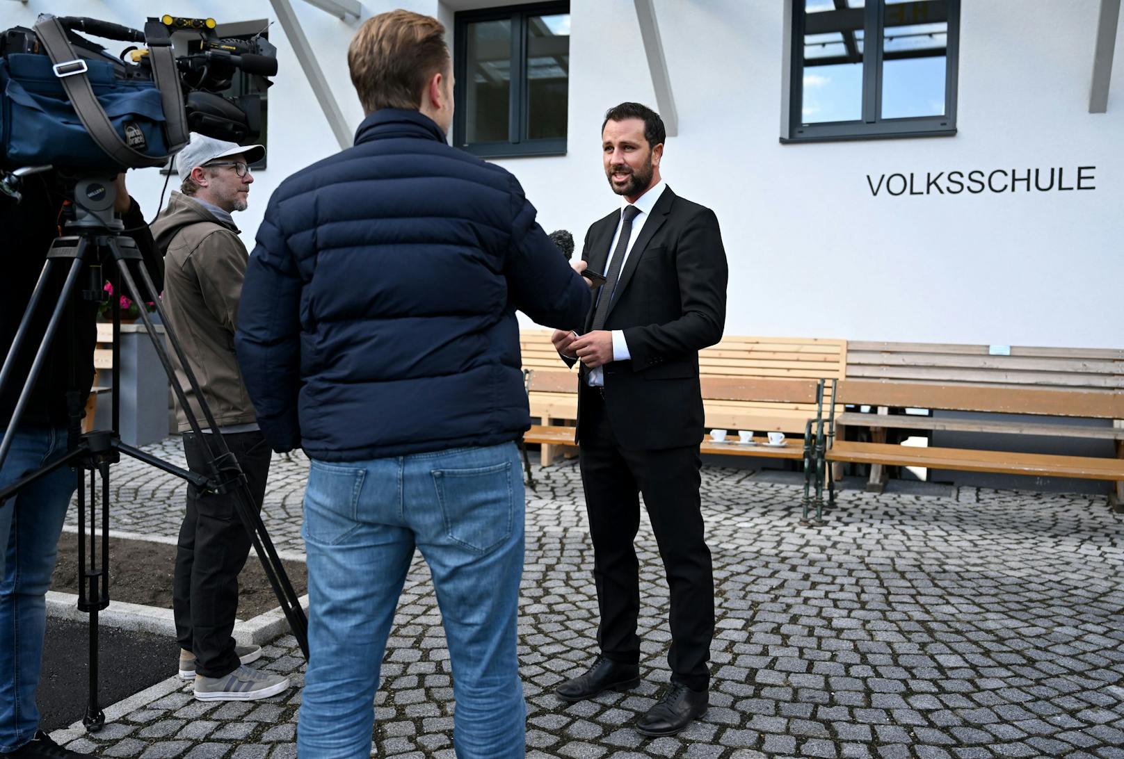 SPÖ-Spitzenkandidat <strong>Georg Dornauer</strong> gab seine Stimme zur Tiroler Landtagswahl in Sellrain ab.
