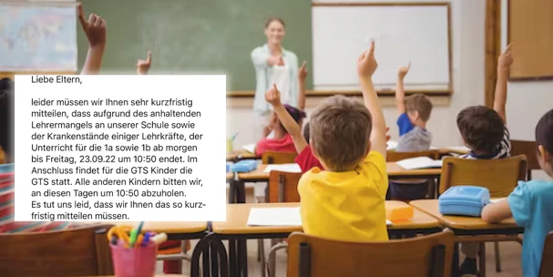 Für die Kinder endete der Unterricht bereits eine Stunde früher. (Symbolbild)