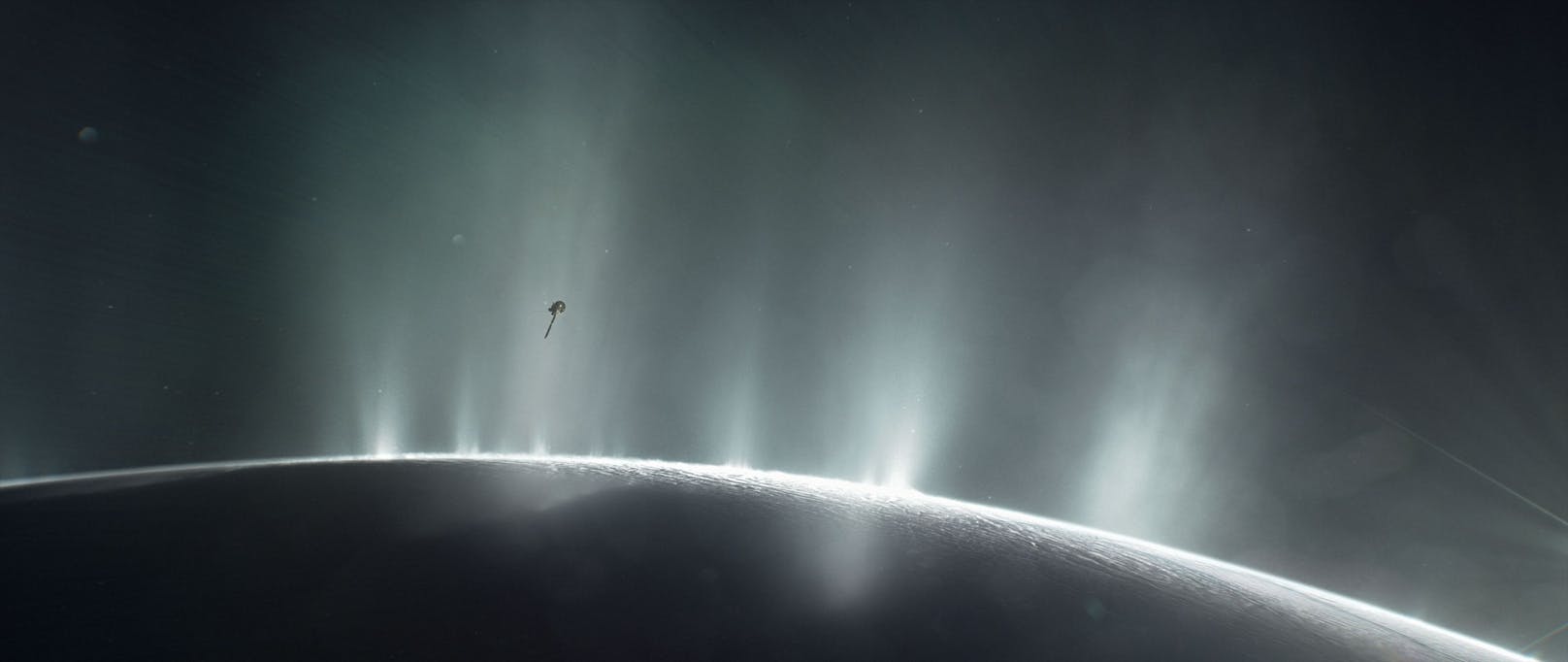 Mit dem Nachweis von Phosphor ist Forschenden auf dem Saturnmond Enceladus eine wichtige Entdeckung gelungen.