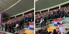 Kroatien-Fans singen Nazi-Parolen – WEGA im Praterstadion