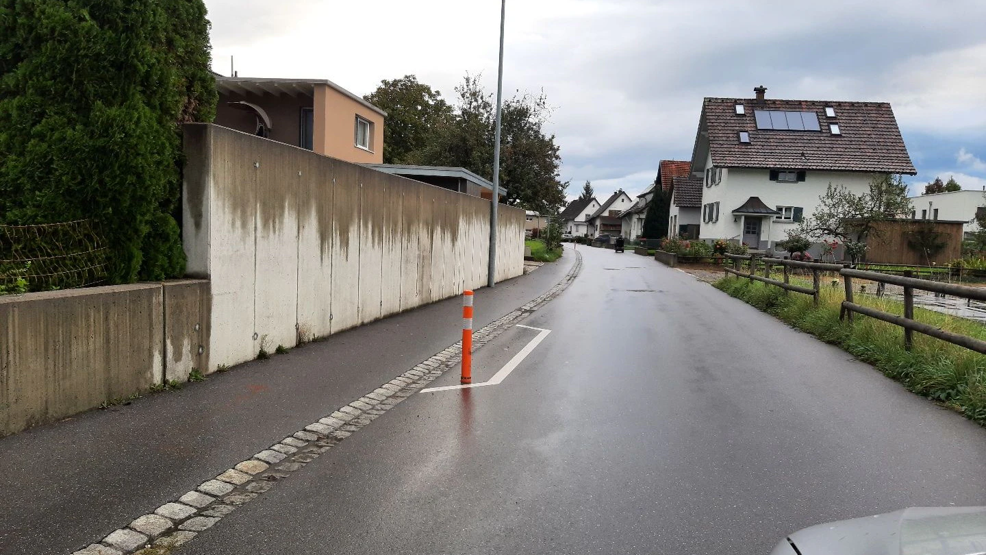 13 Verkehrspoller wurden in Lustenau gestohlen.