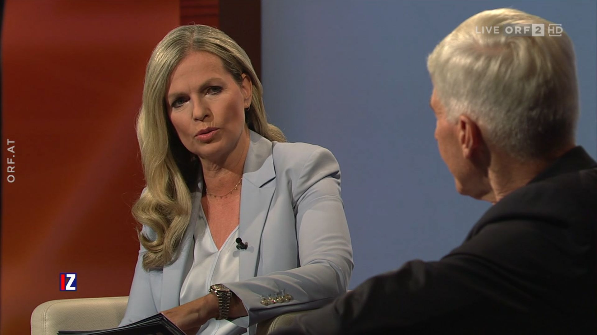 Claudia Reiterer während der Sendung "Im Zentrum" am 25. September 2022.