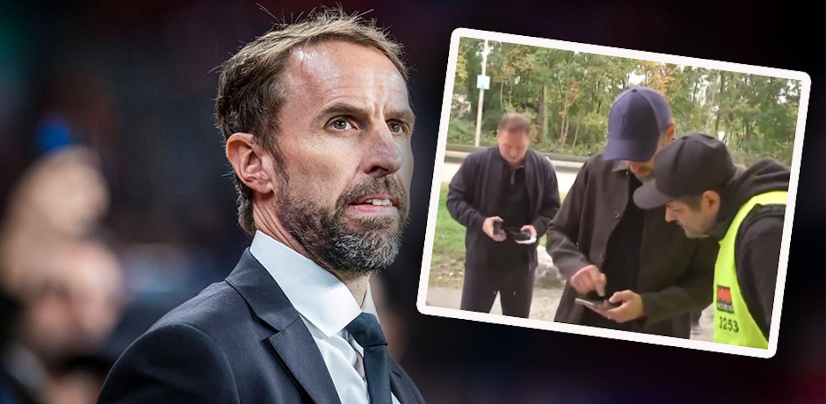 Gareth Southgate in der Südstadt. 