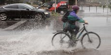 Massive Regen-Walze rollt über ganz Österreich