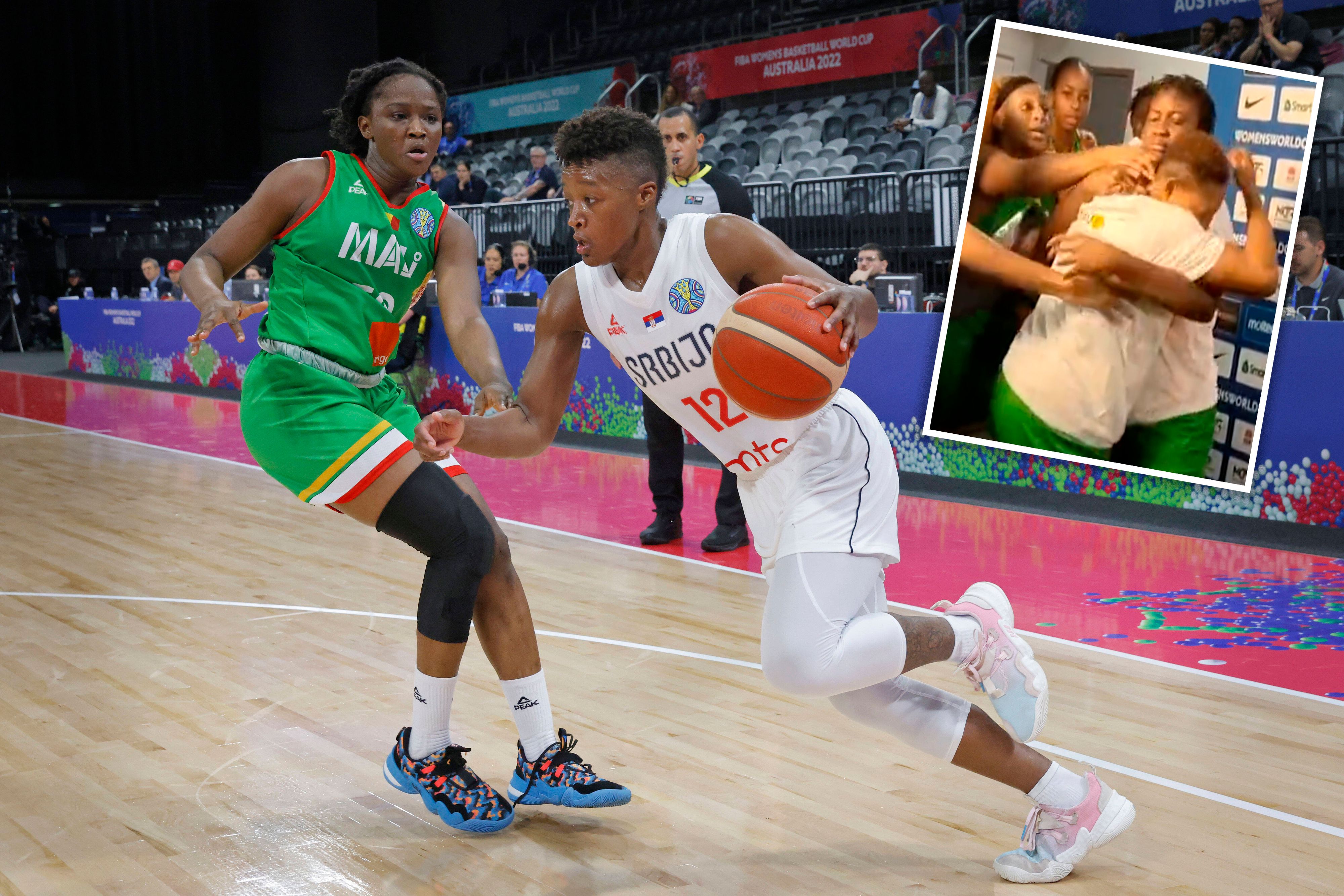 Nach dem WM-Spiel Mali gegen Serbien kam es zum Eklat.