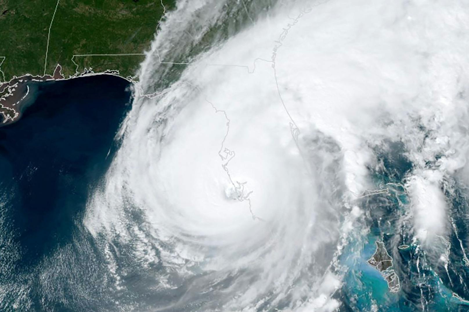 Hurrikan Ian trifft auf Florida am 28. September 2022.