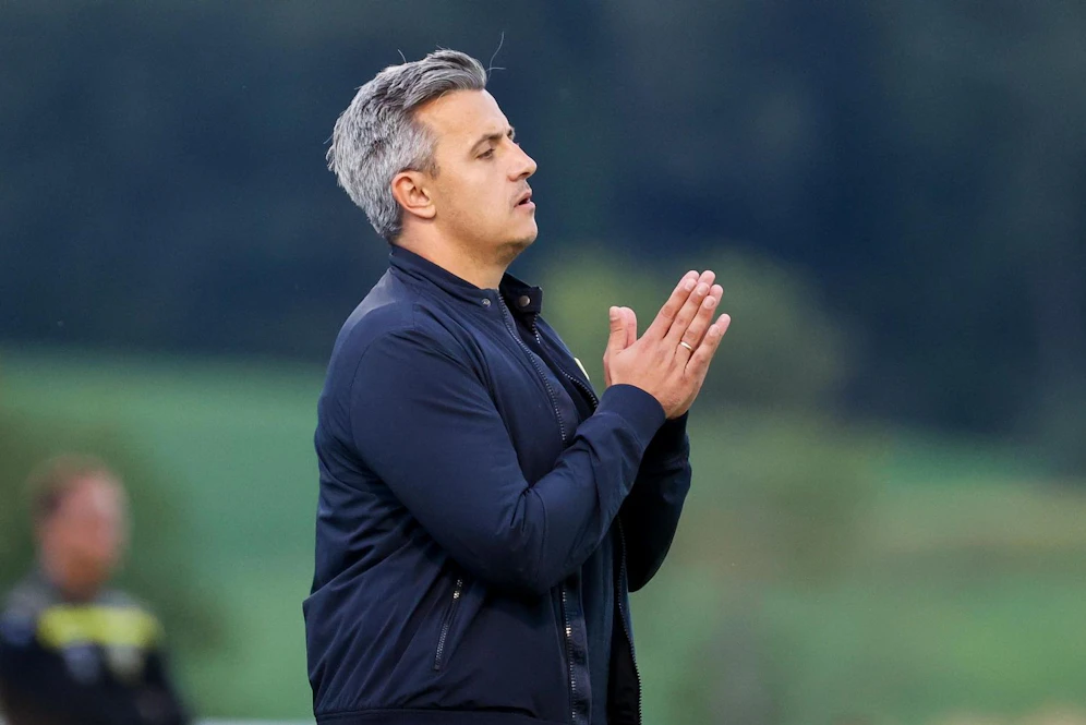 Lafnitz-Coach Philipp Semlic - sein Team wird sich zurückziehen. 