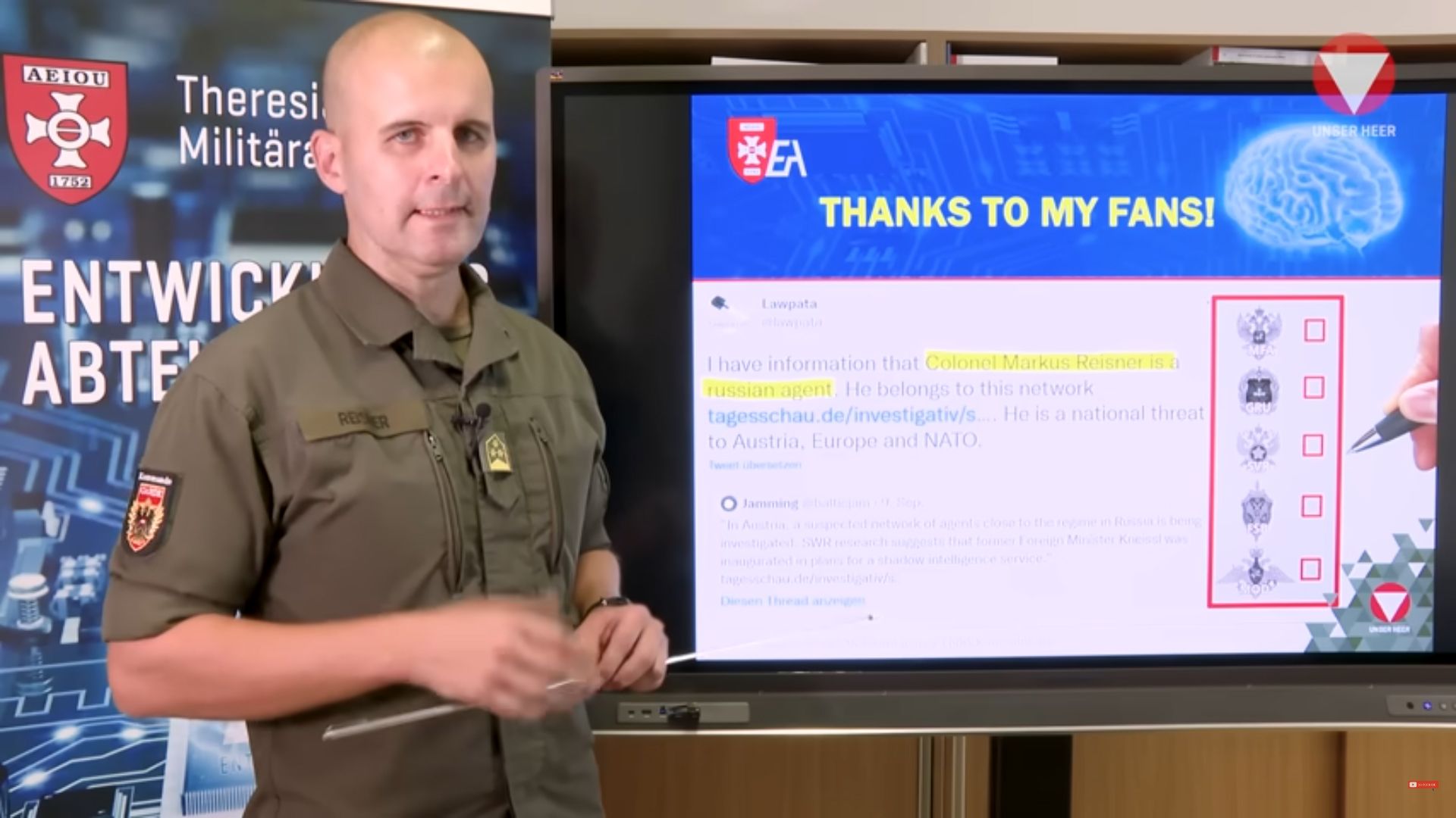 Bundesheer-Oberst Markus Reisner ist Leiter der Forschungs- und Entwicklungsabteilung der Theresianischen Militärakademie in Wiener Neustadt.