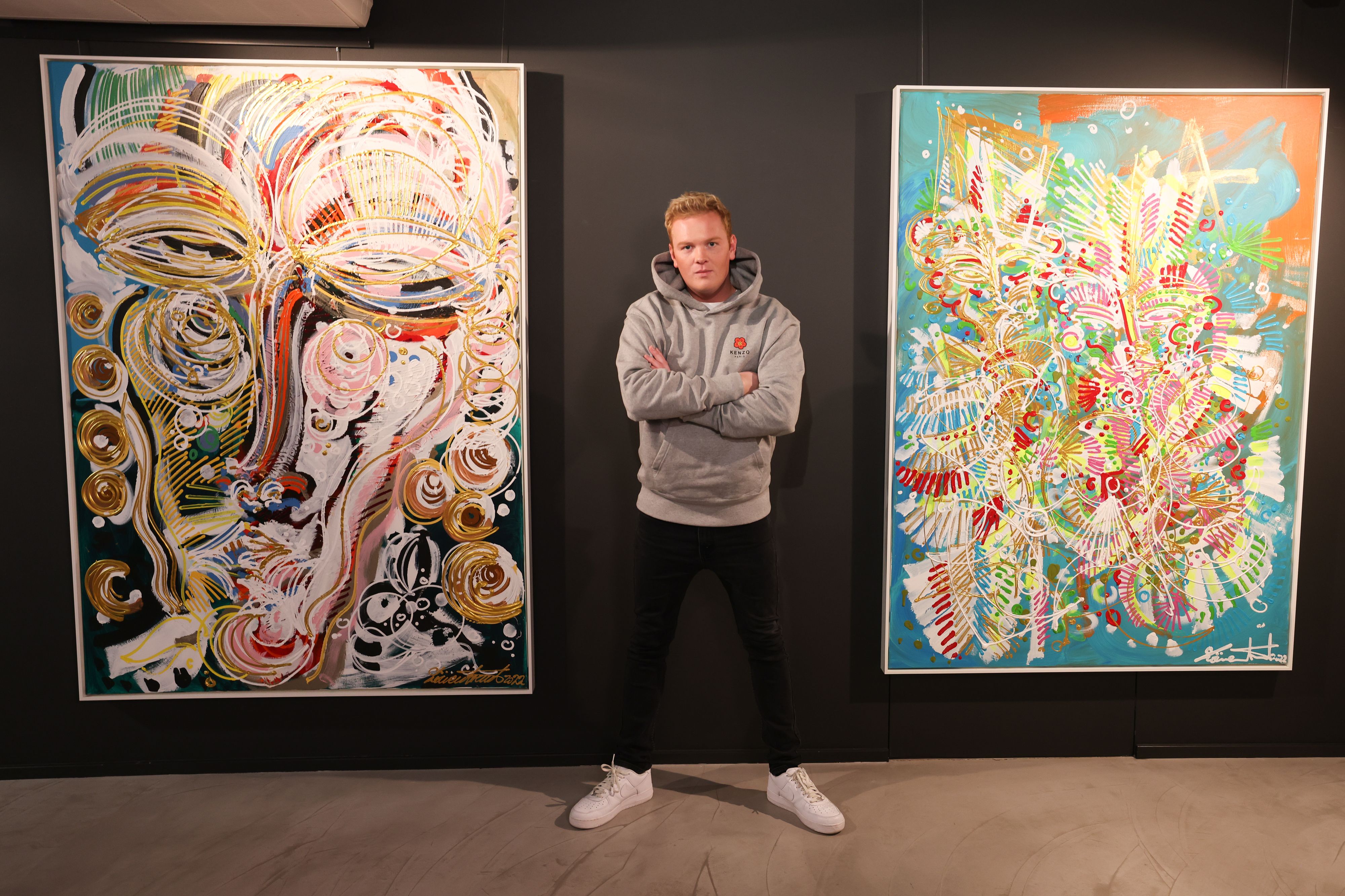 20220929 / künstler maler leon löwentraut / foto: sabine hertel / tageszeitung heute