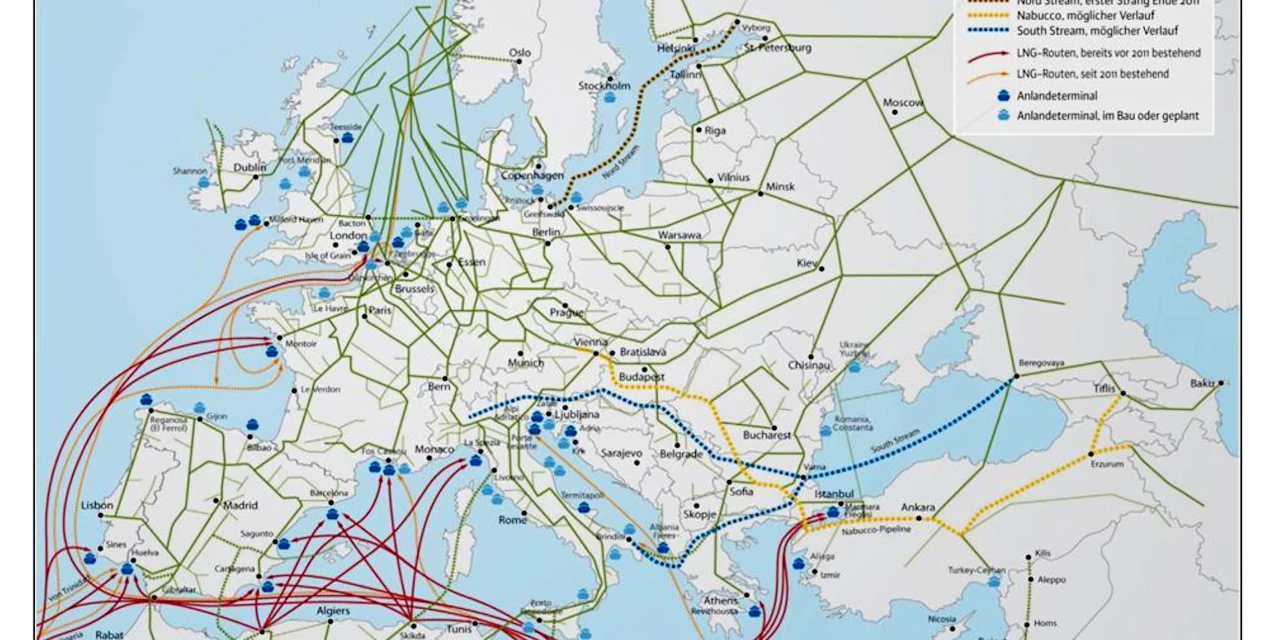 Газопроводы в европу на карте. Газотранспортная система Европы. Газотранспортная система Европы на карте. Трубопроводы газовые Европа схема. Газотранспортная система России в Европу карта