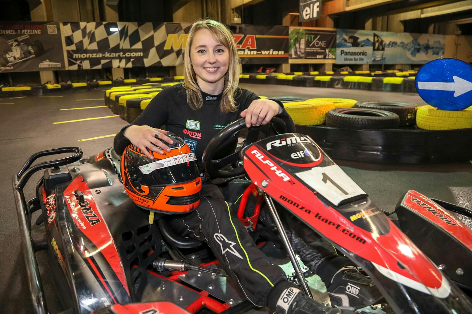 Speed-Queen Alina Loibnegger entdeckte ihr Talent im "Kart Camp".