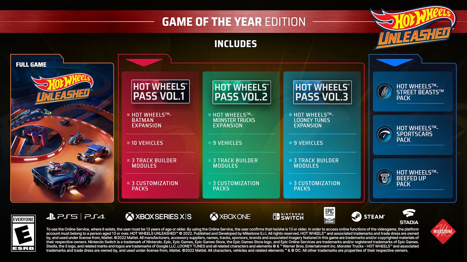 "Hot Wheels Unleashed" erscheint in der "Game Of The Year"-Edition.