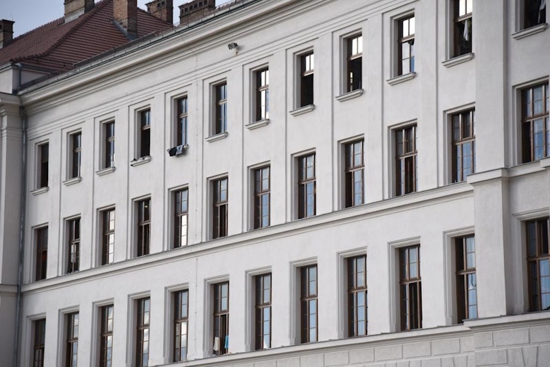 Das Erstaufnahmezentrum in Traiskirchen.