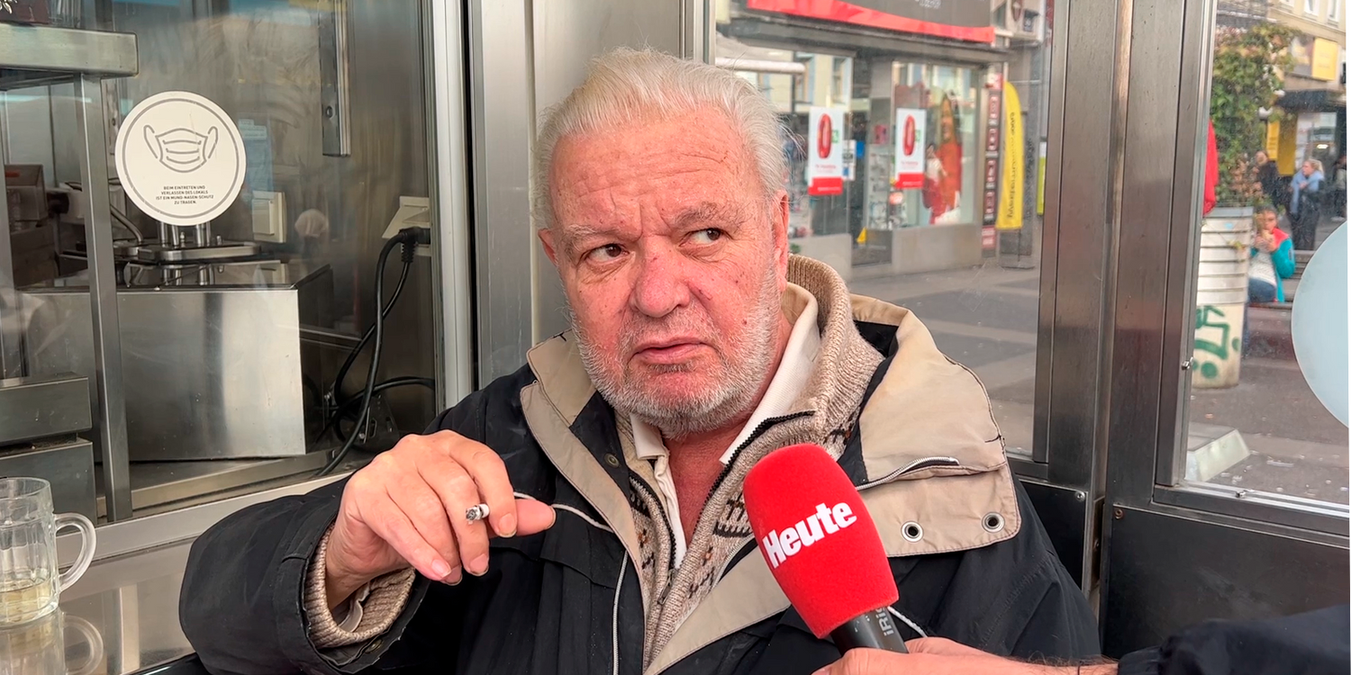 Herr Gerhard (67) donnert gegen die GIS los.