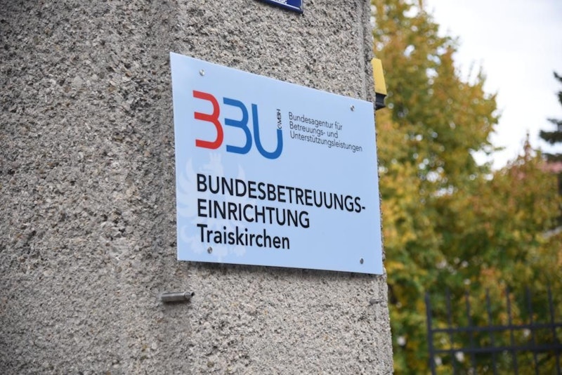 Das Erstaufnahme-Lager in Traiskirchen.