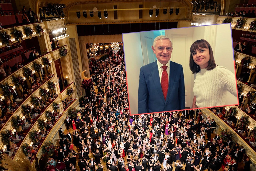 ORF-Moderatorin Mari Lang interviewte Thomas Schäfer-Elmayer für ihren Podcast 