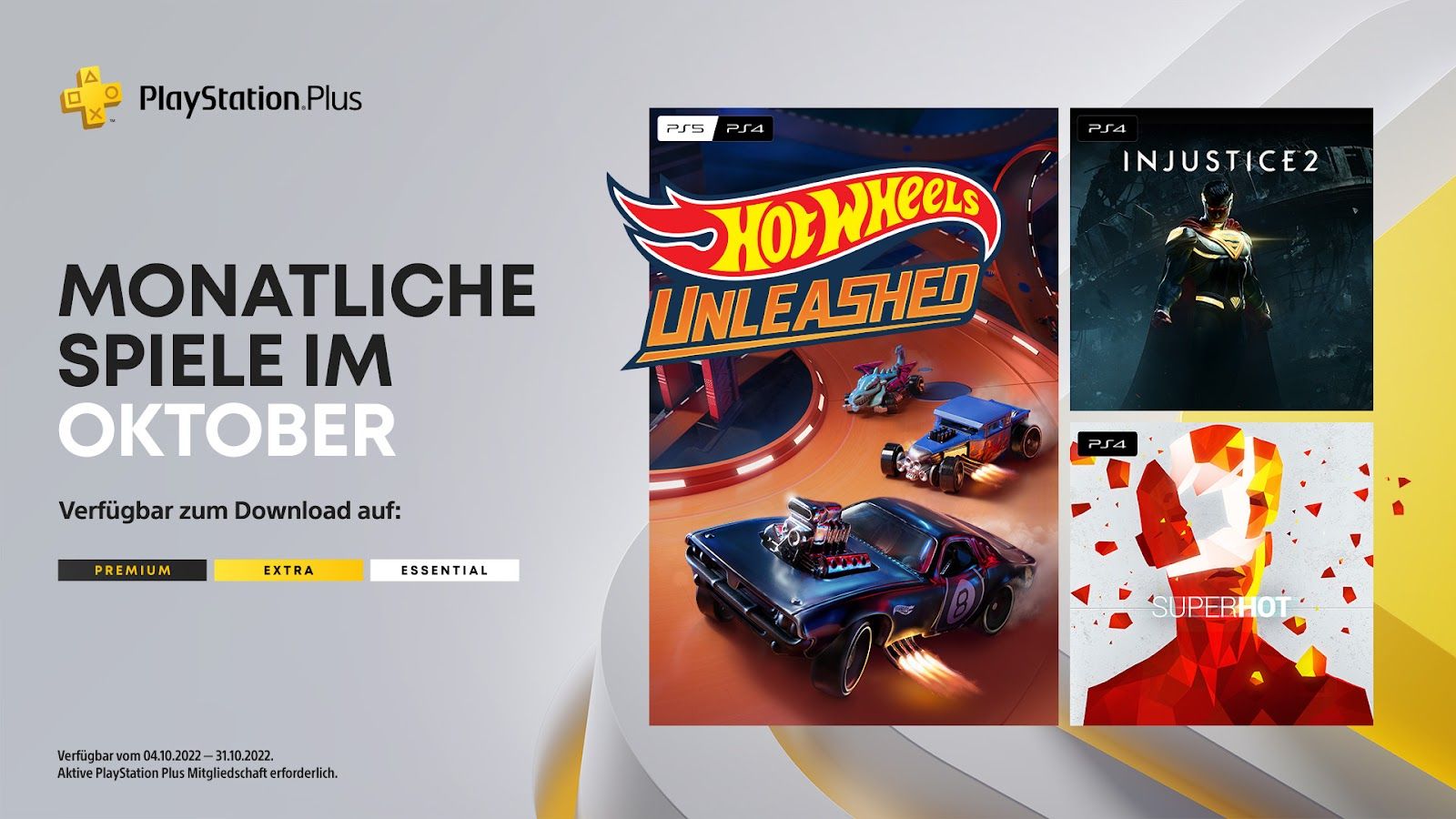 PlayStation Plus Essential-Titel im Oktober für PS4 und PS5.