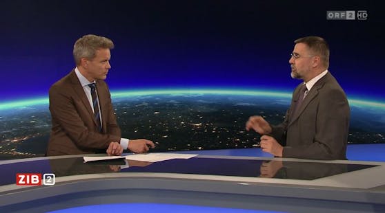 WIFO-Experte&nbsp;Josef Baumgartner im Gespräch mit ORF-Moderator Martin Thür.