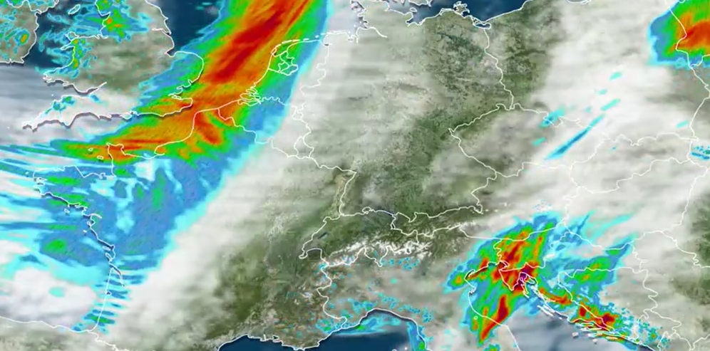 Ein Italien-Tief schaufelt feucht Luftmassen nach Österreich.