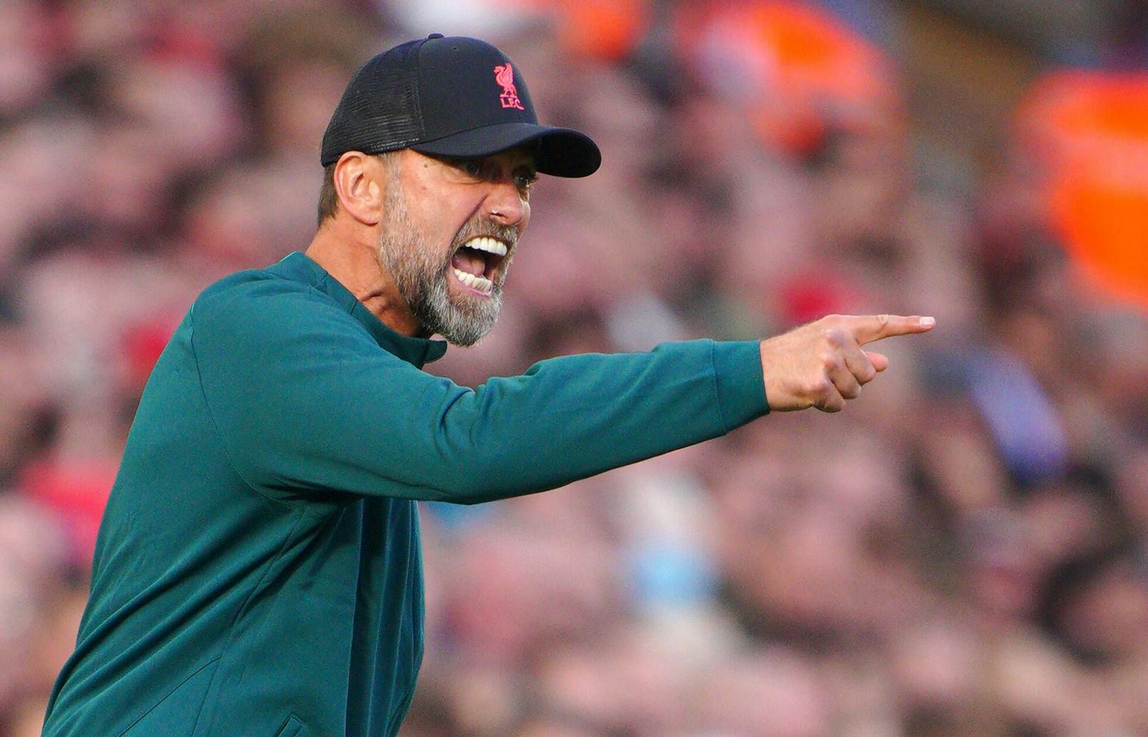 Liverpool-Coach Jürgen Klopp ärgerte sich. 