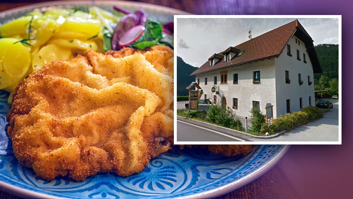 Im Gasthof "Hoamat" in Landl im Gesäuse gibt es ein ganz besonderes Schnitzel-Menü.