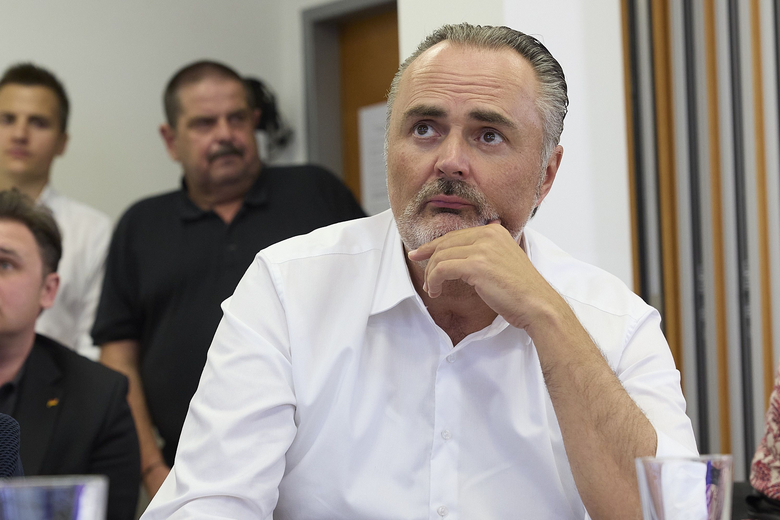 Hans Peter Doskozil freute sich über das Wahl-Ergebnis.