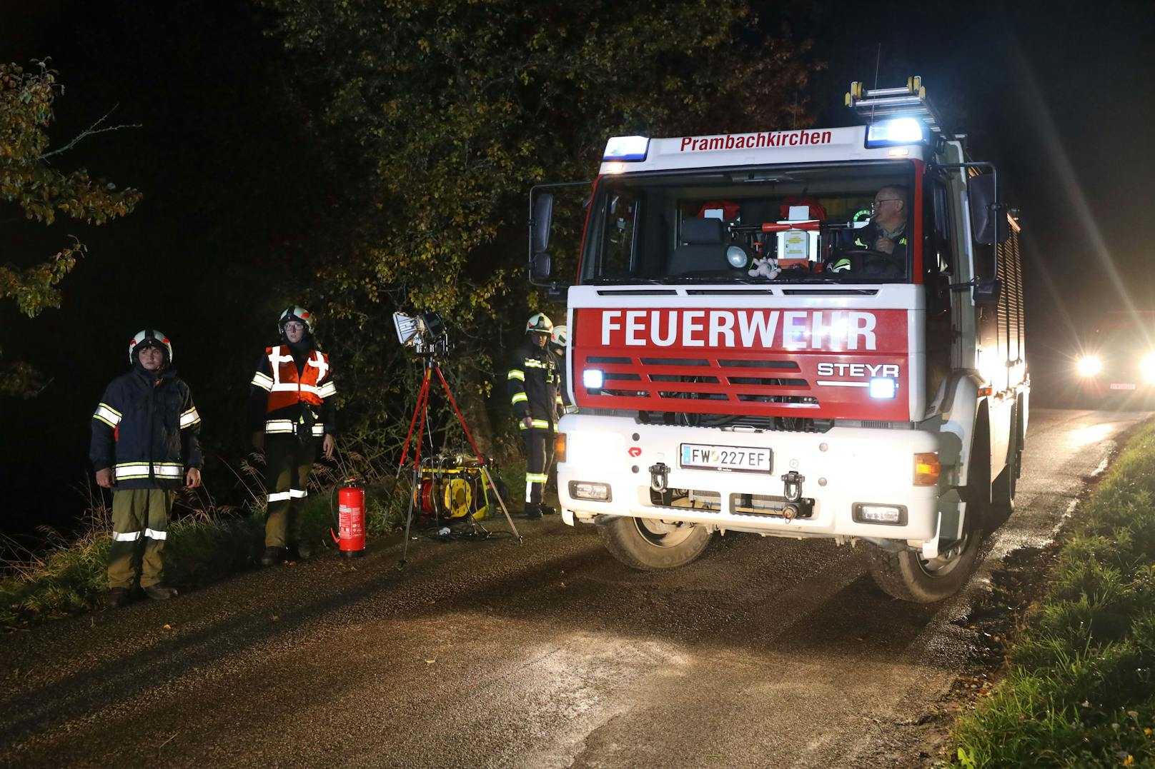 Drei Feuerwehren waren im Einsatz.