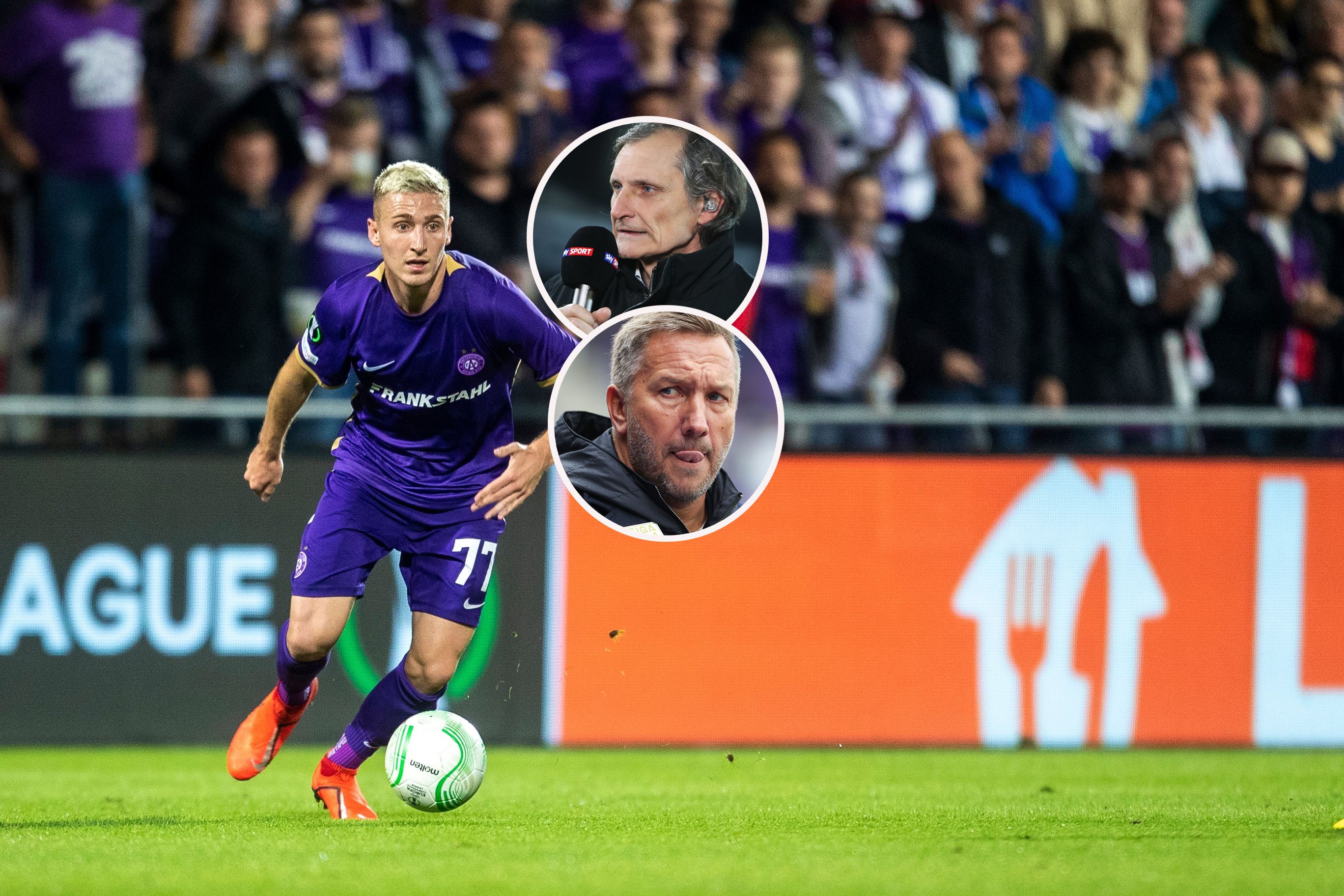 Jukic (l.) handelt sich Kritik von Tatar und Schmid ein.