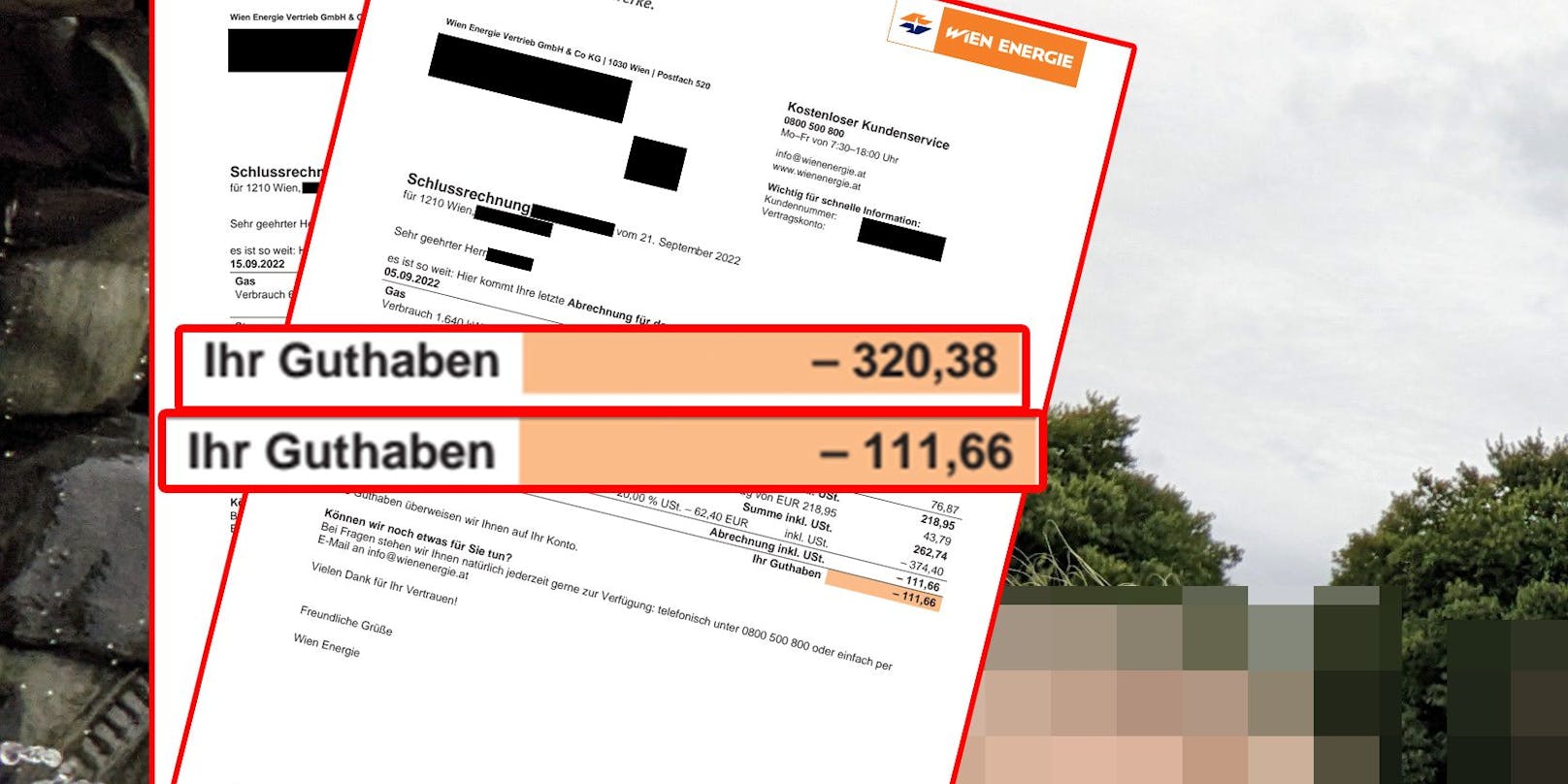 Der Wiener lebt nämlich energiesparsam und wurde dafür mit einer Rückzahlung von 432,04€ belohnt.