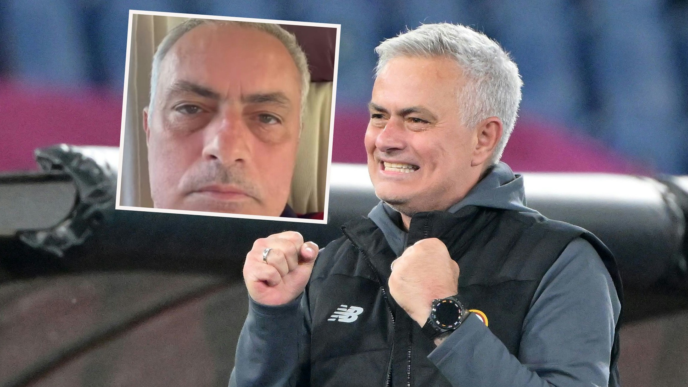 Jose Mourinho litt im Team-Bus.