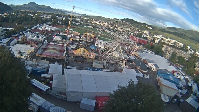 Webcam-Bild des Wiesenmarkt-Areals in St. Veit.