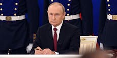 Wladimir Putin erhält Nachricht am Grab seiner Eltern