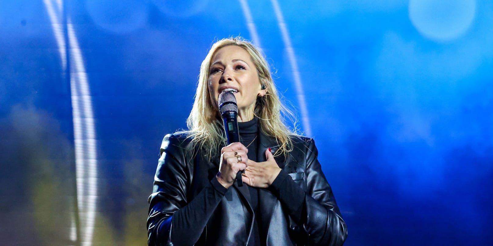 Helene Fischer bei ihrem Konzert in Bad Gastein.