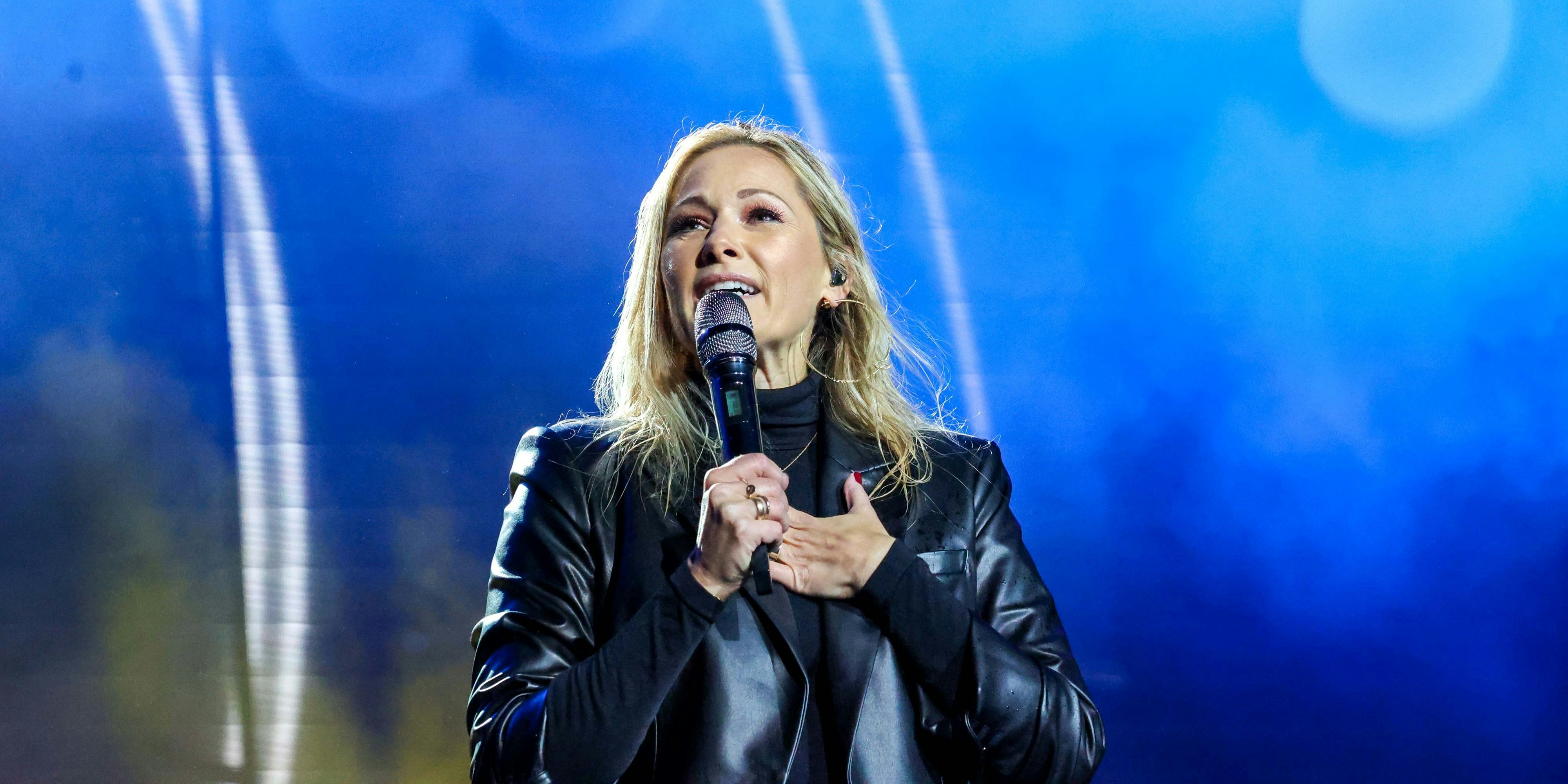 Helene Fischer bei ihrem Konzert in Bad Gastein.