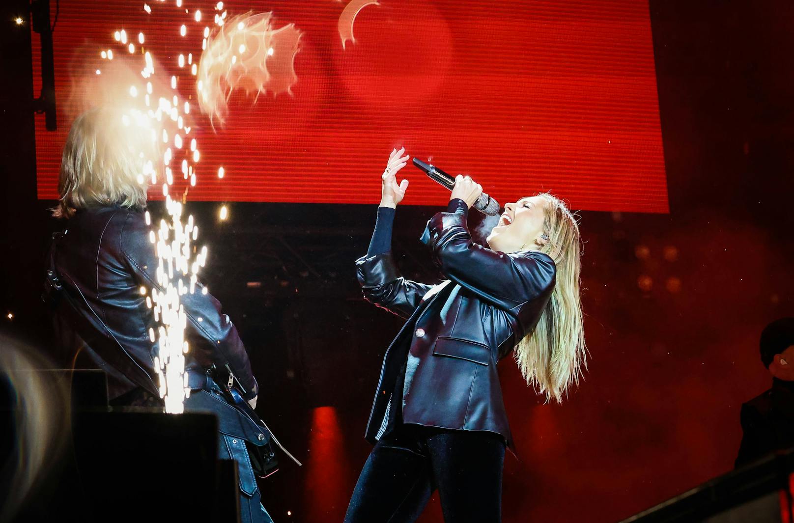 Helene Fischer bei ihrem Konzert in Bad Gastein. Es ist ihr einziger Österreich-Auftritt in diesem Jahr.