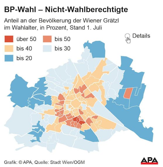 Jeder dritte Wiener darf heuer nicht wählen - Wien | heute.at