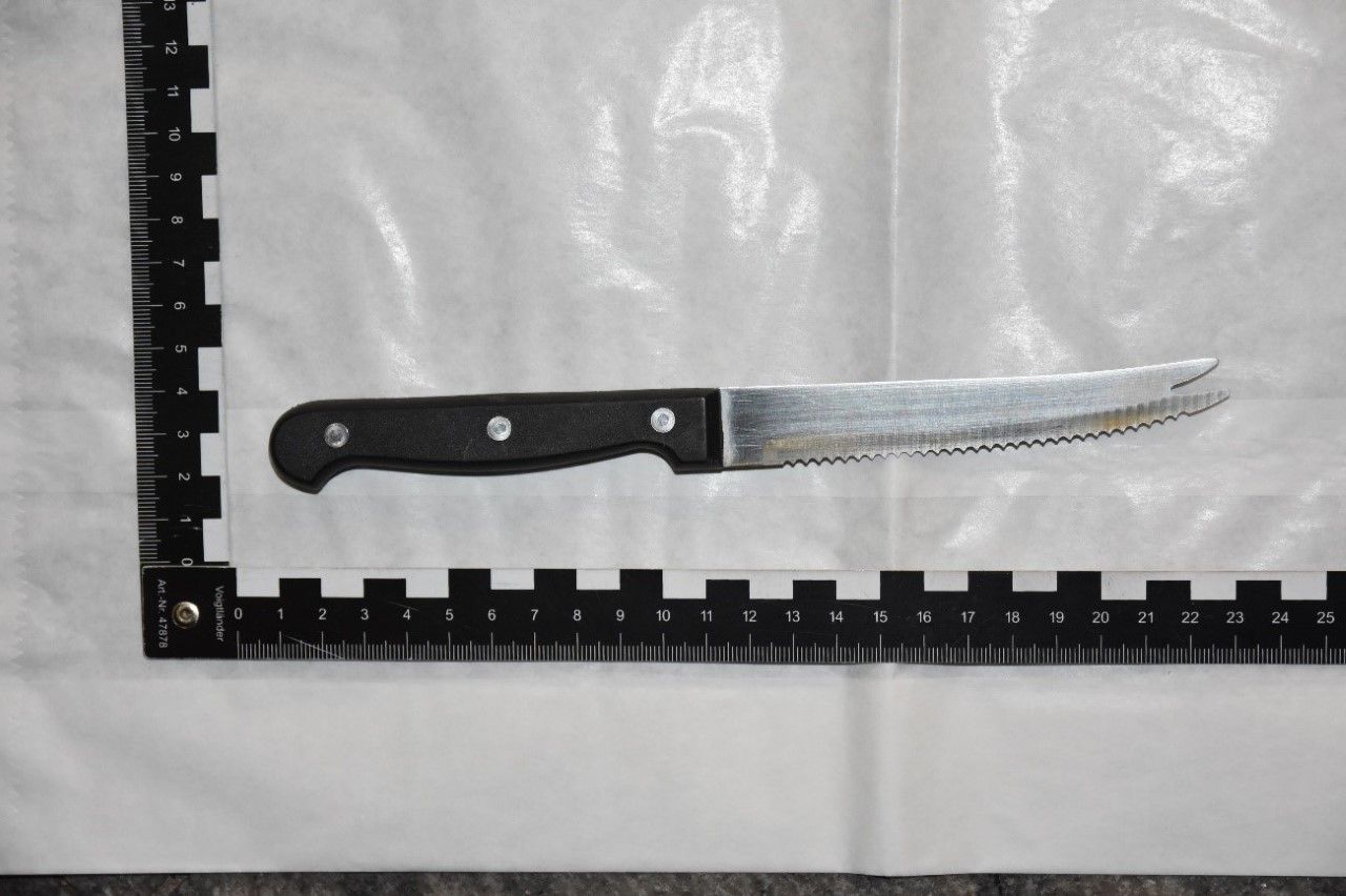 Mit diesem Messer soll das Opfer (31) bedroht worden sein.