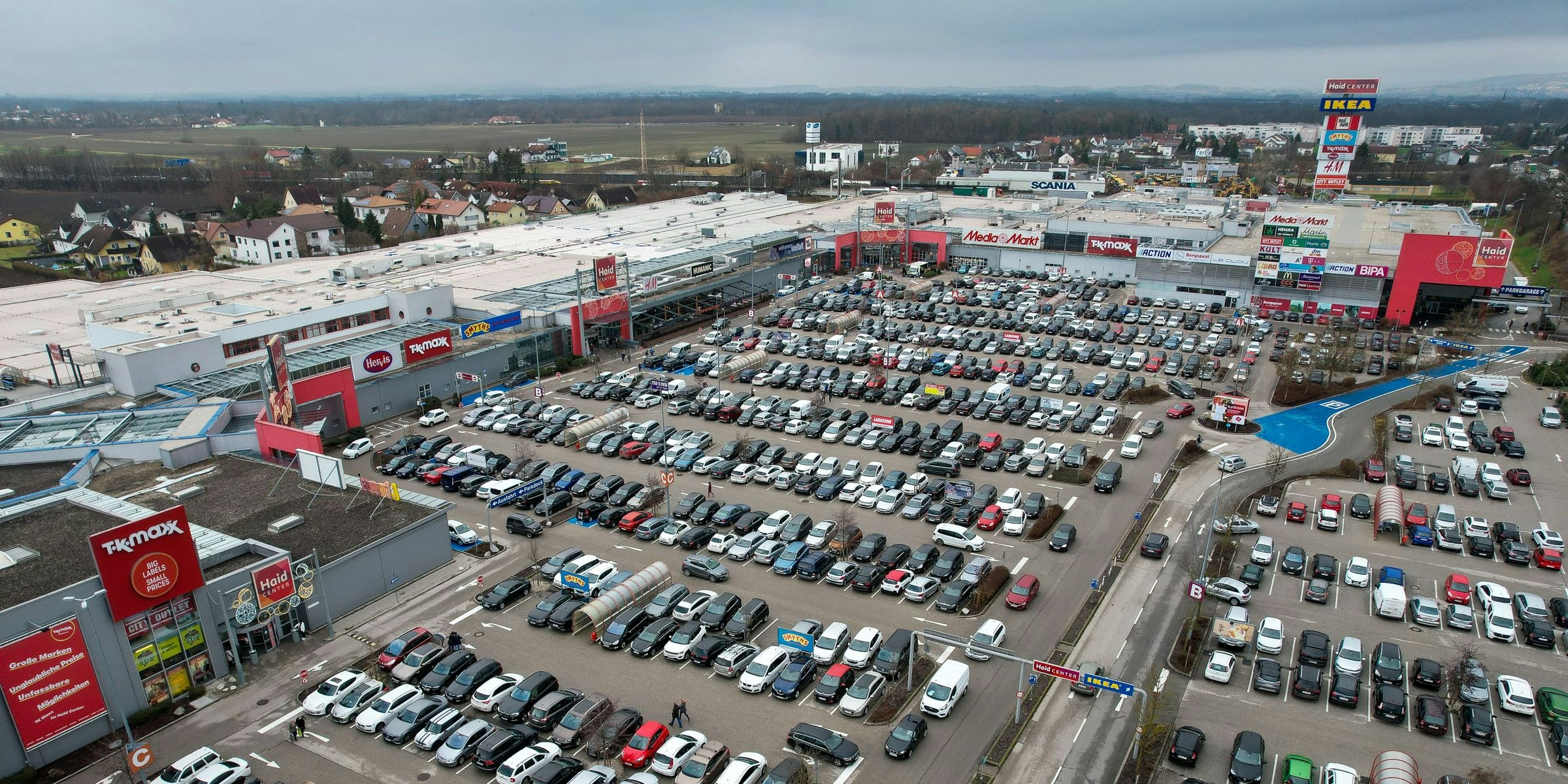 Das Einkaufszentrum in Ansfelden (Archivfoto)