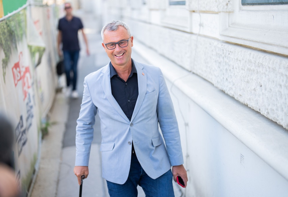 Norbert Hofer zieht in den Gemeinderat in Pinkafeld ein.
