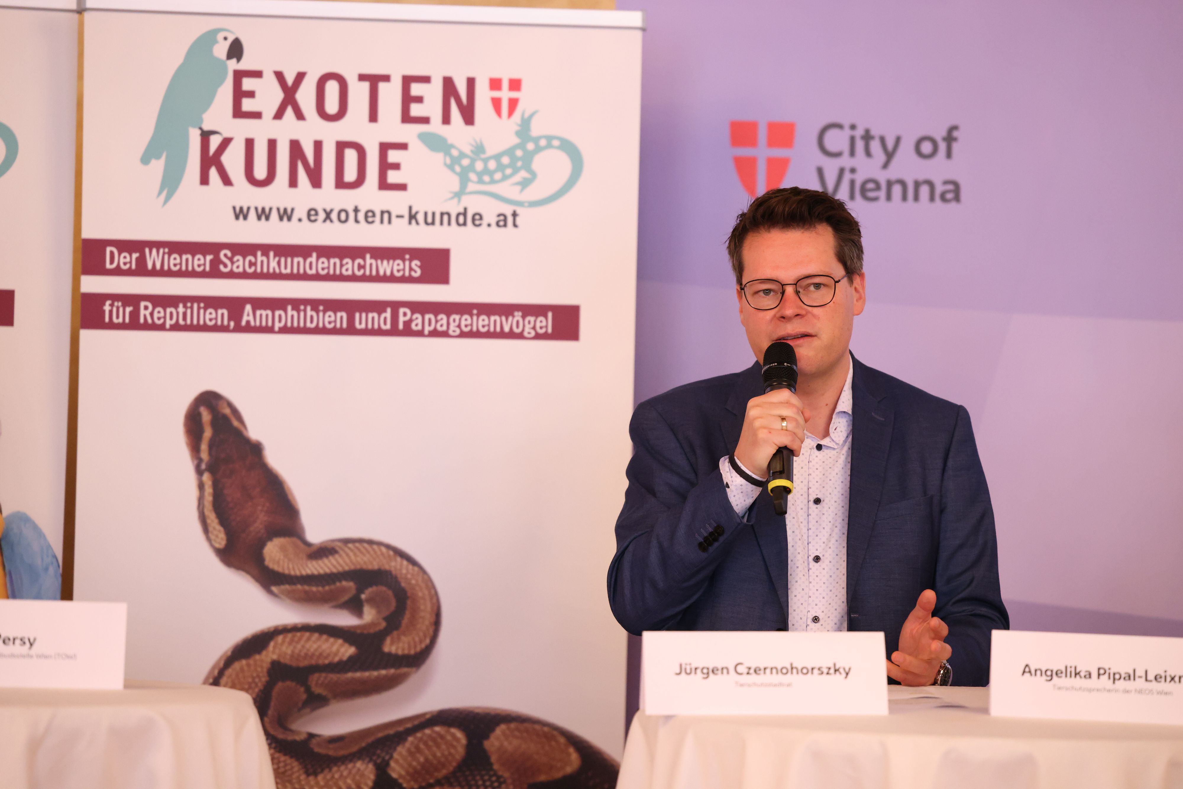 Tierschutzstadtrat Jürgen Czernohorszky (SP). 