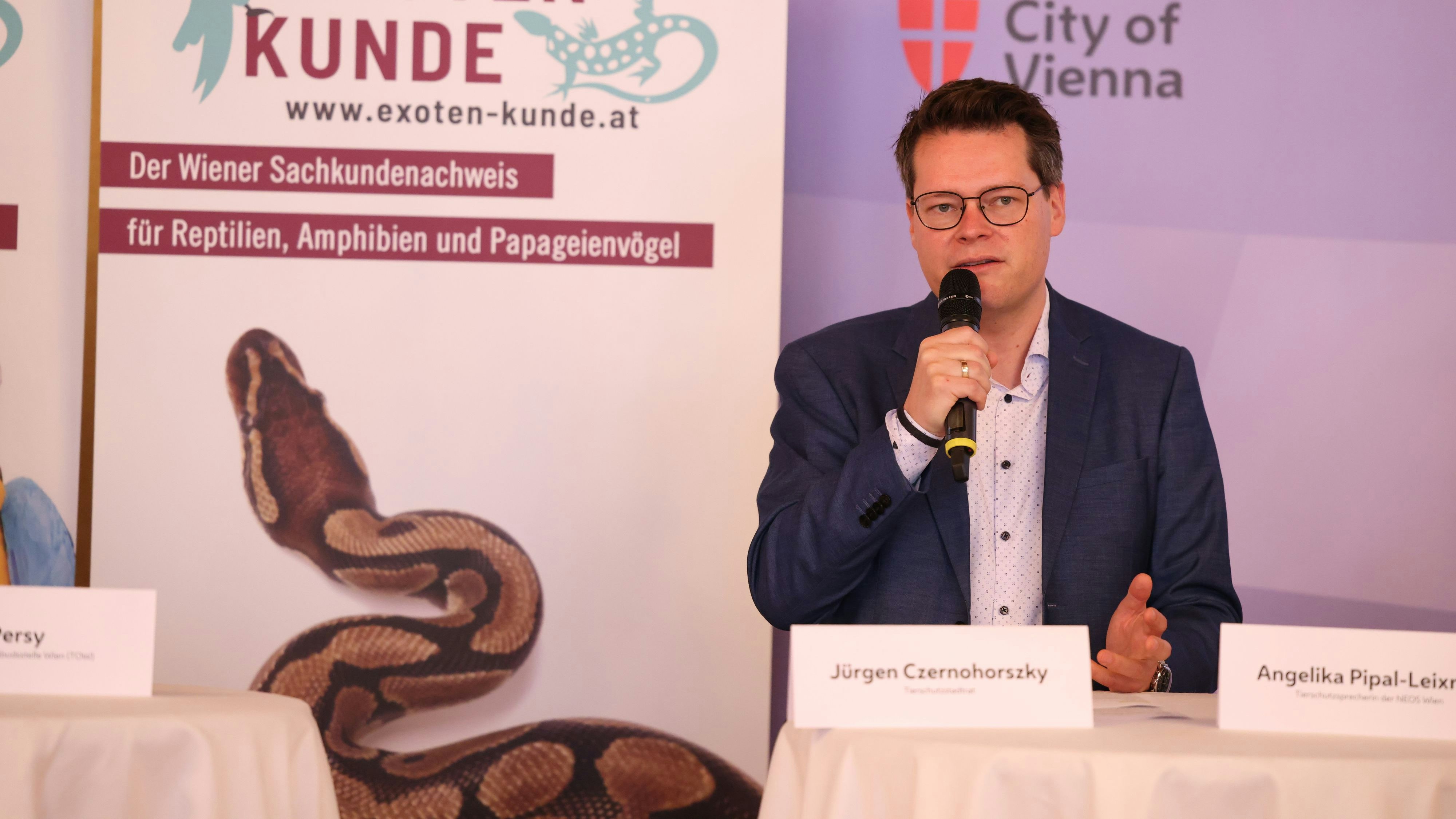 Tierschutzstadtrat Jürgen Czernohorszky (SP). 