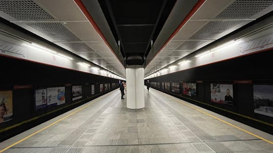 Am Dienstagabend sah es in der U-Bahn-Station Landstraße ungewohnt dunkel aus.