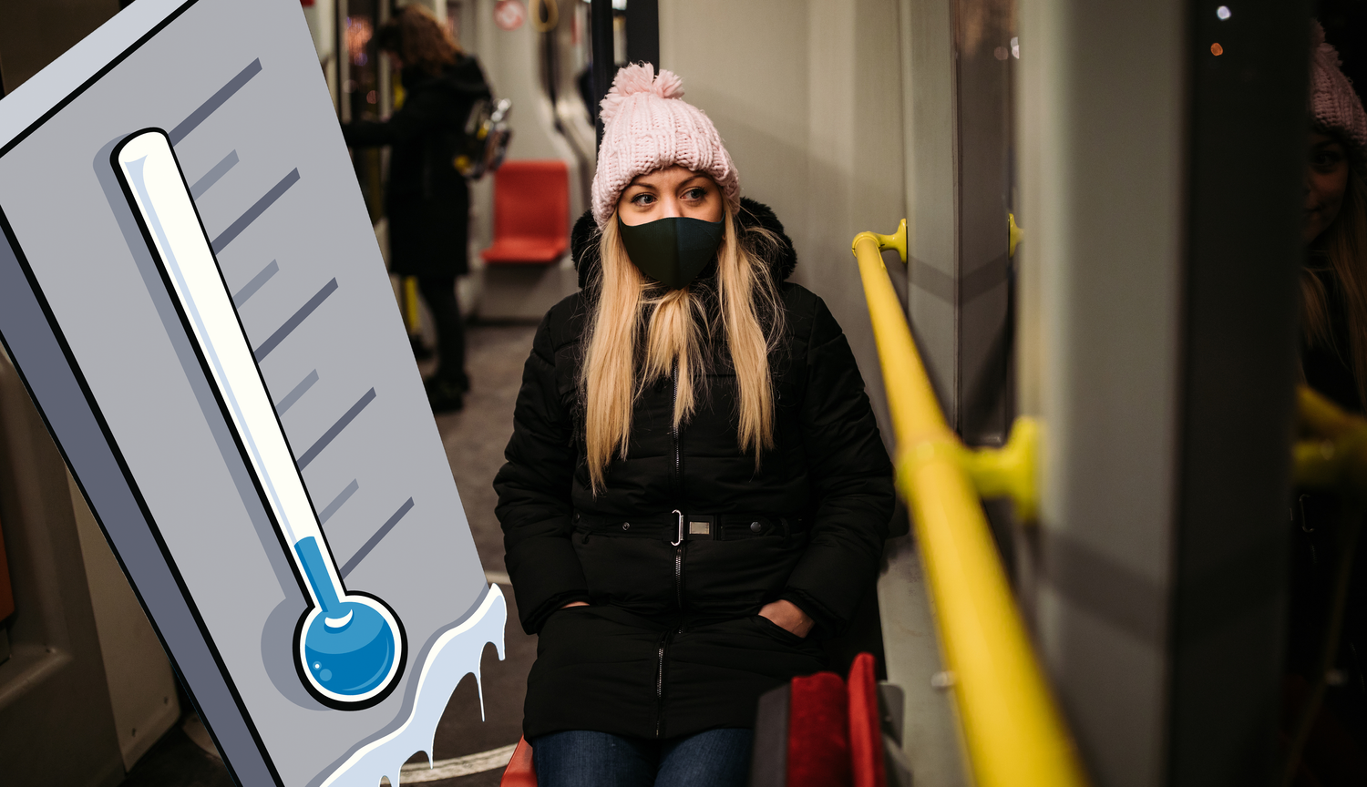 Draußen kalt, drinnen frisch: Um Energie zu sparen, sollen U-Bahnen und Straßenbahnen in Wien nun weniger beheizt werden.