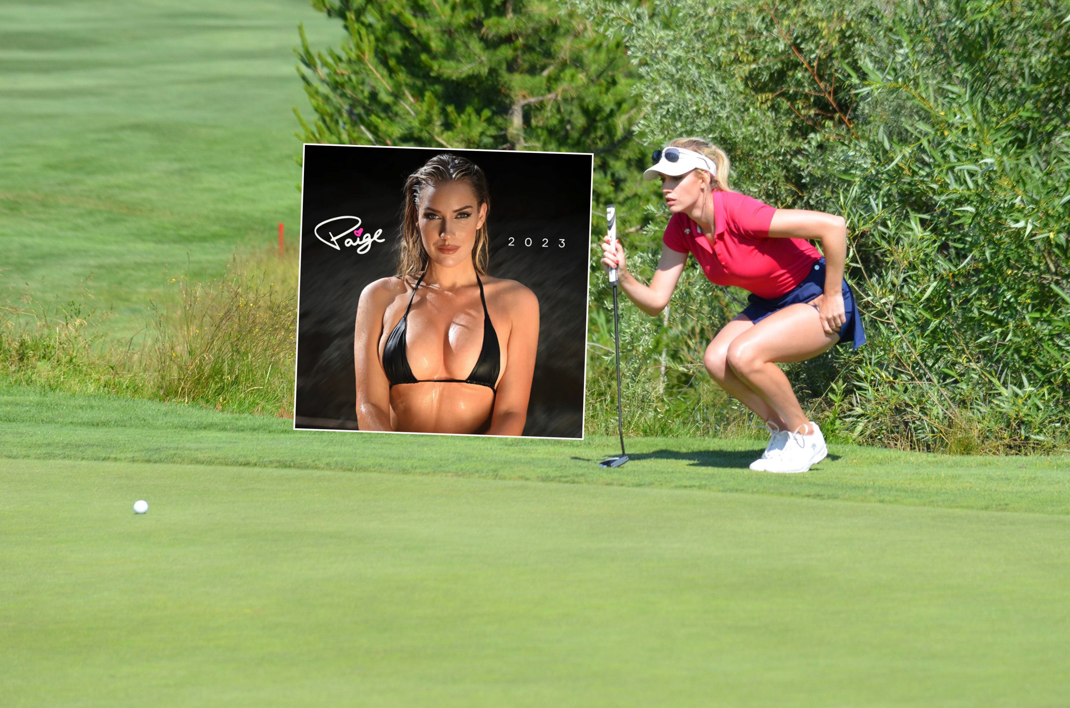 Paige Spiranac gibt es 2023 als Kalender.