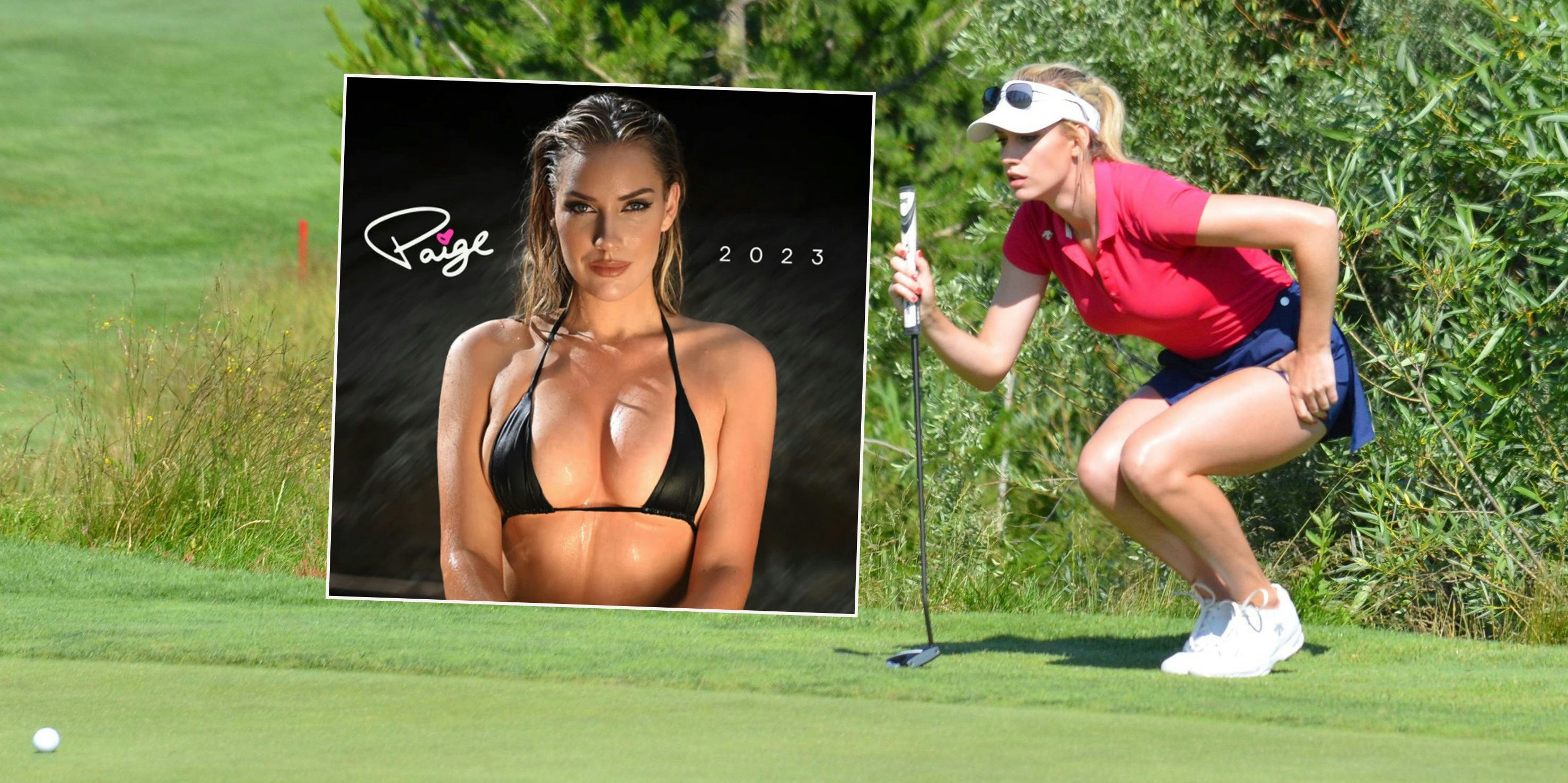 Paige Spiranac gibt es 2023 als Kalender.