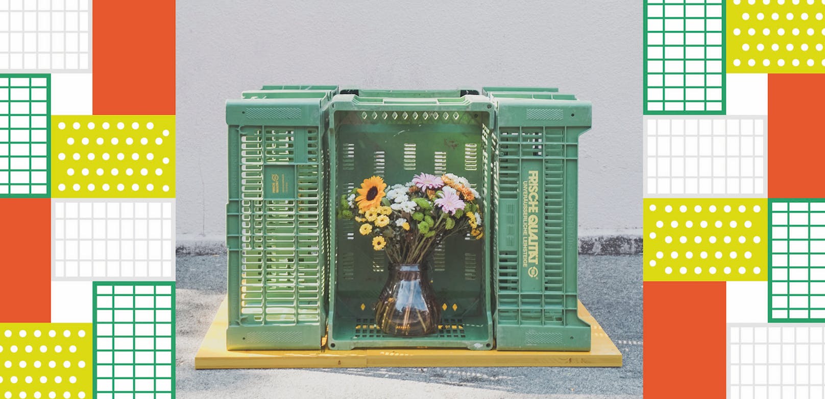Wohnwürfel mit Blumen - Ungewohnte Perspektiven stellt das urbanize Festival in den Fokus